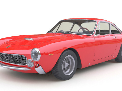 1962 Ferrari 250 GT Berlinetta Lusso 3Dモデル