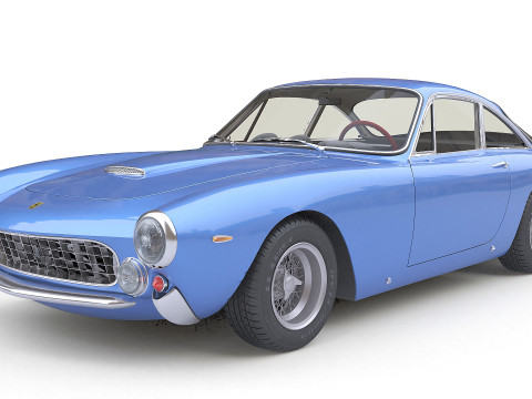 1962 Ferrari 250 GT Berlinetta Lusso 3Dモデル