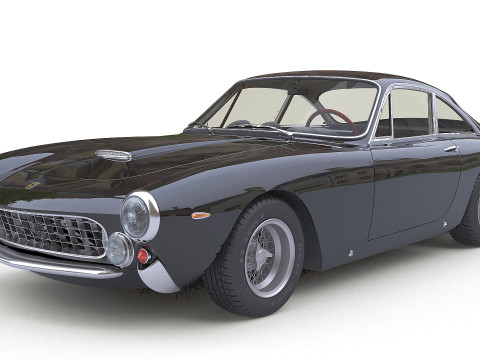 1962 Ferrari 250 GT Berlinetta Lusso 3Dモデル