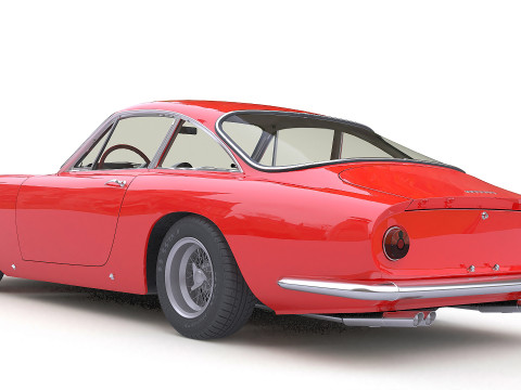 1962 Ferrari 250 GT Berlinetta Lusso 3Dモデル