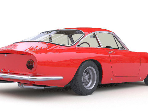 1962 Ferrari 250 GT Berlinetta Lusso 3Dモデル