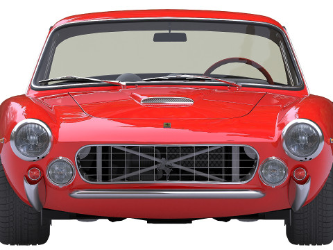1962 Ferrari 250 GT Berlinetta Lusso 3Dモデル