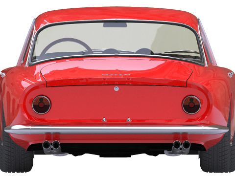 1962 Ferrari 250 GT Berlinetta Lusso 3Dモデル