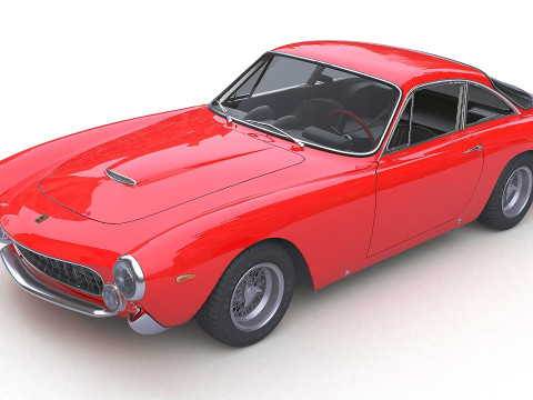1962 Ferrari 250 GT Berlinetta Lusso 3Dモデル