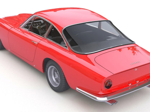 1962 Ferrari 250 GT Berlinetta Lusso 3Dモデル