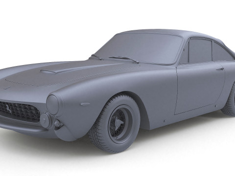 1962 Ferrari 250 GT Berlinetta Lusso 3Dモデル