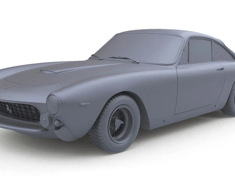 1962 年法拉利 250 GT Berlinetta Lusso 3D 模型