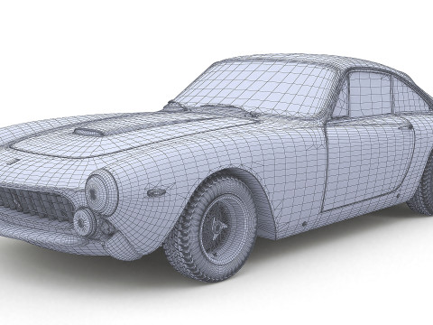 1962 Ferrari 250 GT Berlinetta Lusso 3Dモデル