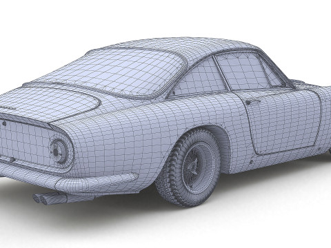 1962 Ferrari 250 GT Berlinetta Lusso 3Dモデル