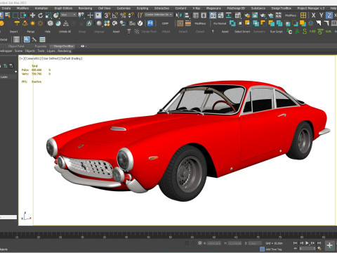 1962 Ferrari 250 GT Berlinetta Lusso 3Dモデル