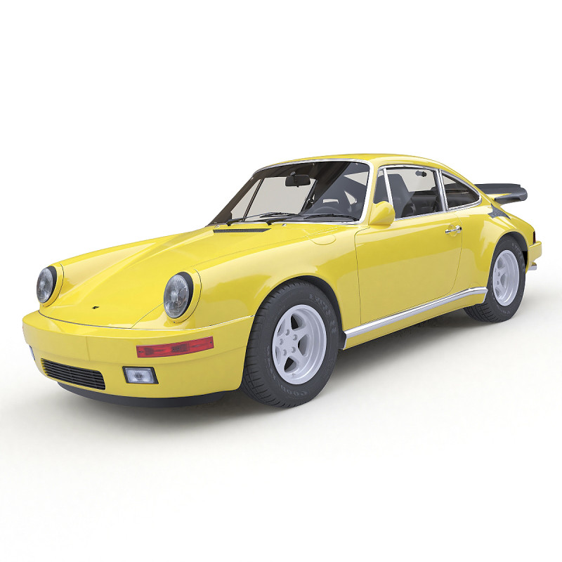 1987 RUF CTR Yellowbird 3D 模型 .c4d .max .obj .3ds .fbx .stl .blend