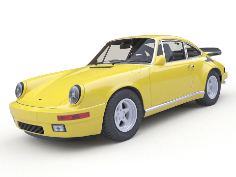 1987 RUF CTR Yellowbird Modello 3D