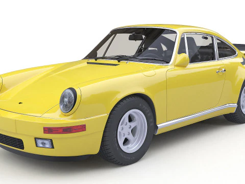 1987 RUF CTR Yellowbird 3D Model