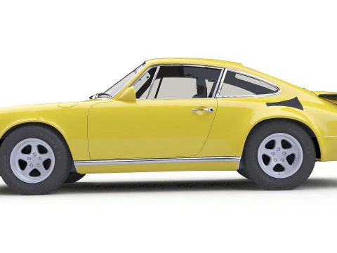 1987 RUF CTR Yellowbird 3D Model