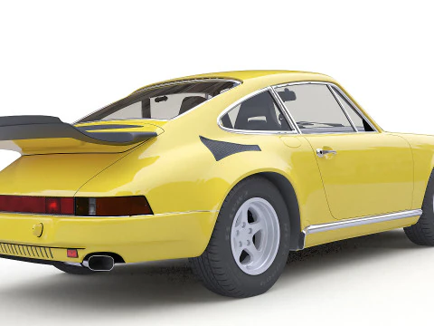 1987 RUF CTR Yellowbird 3D Model
