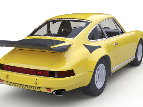 1987 RUF CTR Yellowbird 3D Model