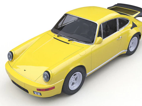 1987 RUF CTR Yellowbird 3D Model