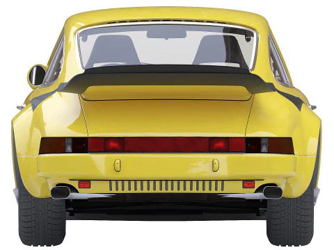 1987 RUF CTR Yellowbird 3D Model