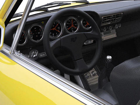 1987 RUF CTR Yellowbird 3D Model