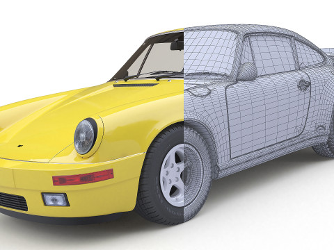 1987 RUF CTR Yellowbird 3D 模型
