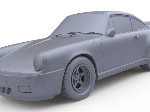 1987 RUF CTR Yellowbird 3D Model