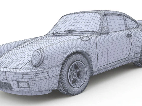 1987 RUF CTR Yellowbird 3D Model
