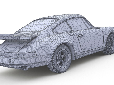 1987 RUF CTR Yellowbird 3D 模型