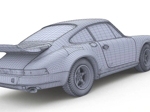 1987 RUF CTR Yellowbird 3D Model