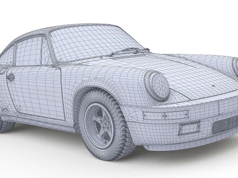1987 RUF CTR Yellowbird 3D Model