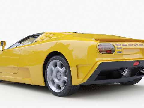 1992 Bugatti EB110 SS Model 3D
