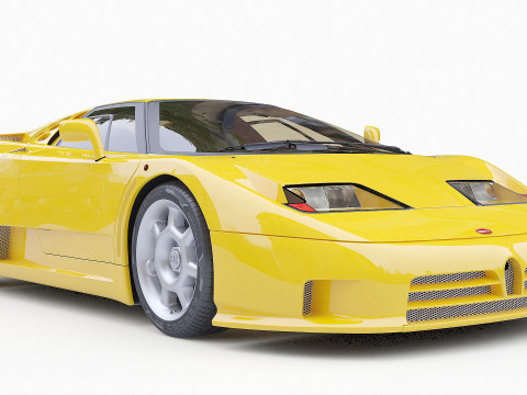 1992 Bugatti EB110 SS Model 3D