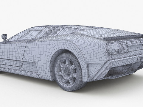 1992 Bugatti EB110 SS Model 3D