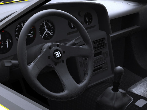 1992 Bugatti EB110 SS Model 3D