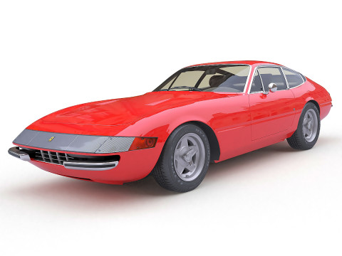 1968 Ferrari 365 GTB-4 Daytona 3D Model
