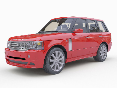 2008 Land Rover Range Rover Supercharged 3D Model