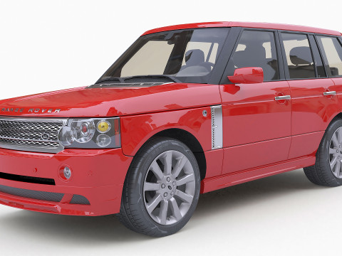 2008 Land Rover Range Rover Supercharged 3D Model