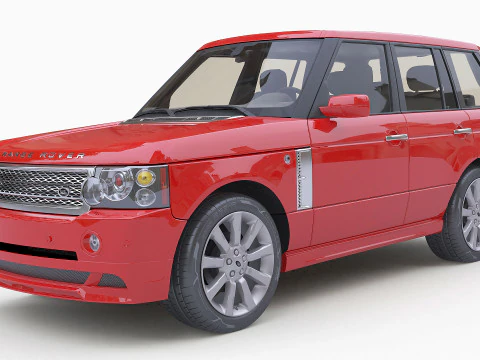 2008 Land Rover Range Rover Supercharged 3D Model