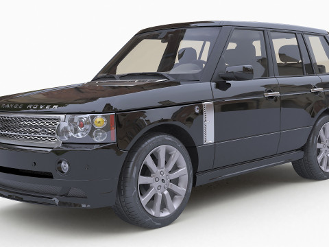 2008 Land Rover Range Rover Supercharged 3D Model