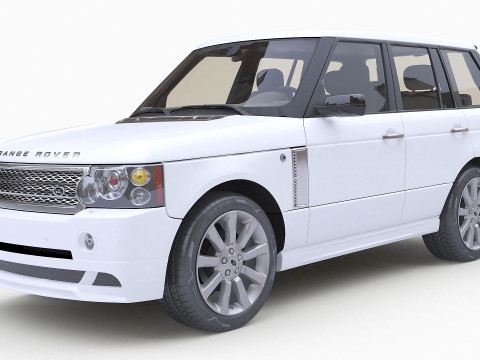 2008 Land Rover Range Rover Supercharged 3D Model