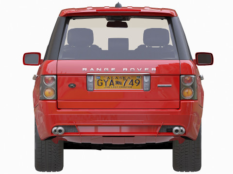 2008 Land Rover Range Rover Supercharged 3D Model