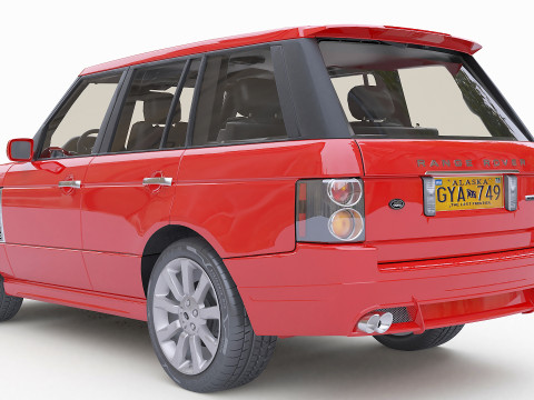 2008 Land Rover Range Rover Supercharged 3D Model