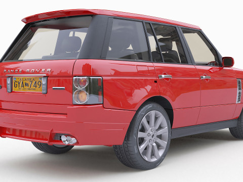 2008 Land Rover Range Rover Supercharged 3D Model