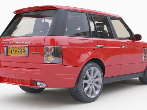 2008 Land Rover Range Rover Supercharged 3D Model