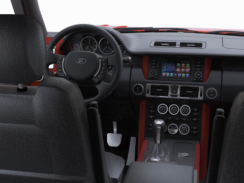 2008 Land Rover Range Rover Supercharged 3D Model