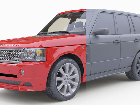 2008 Land Rover Range Rover Supercharged 3D Model