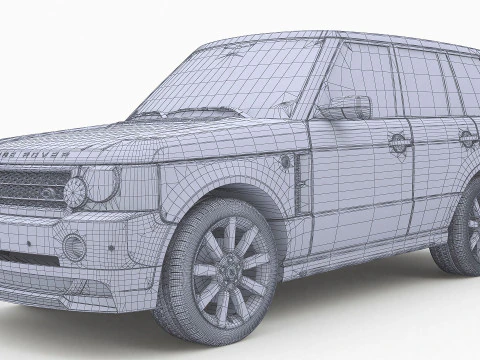 2008 Land Rover Range Rover Supercharged 3D Model
