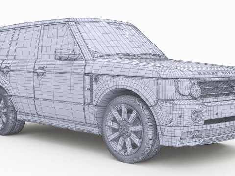 2008 Land Rover Range Rover Supercharged 3D Model