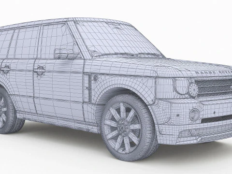 2008 Land Rover Range Rover Supercharged 3D Model