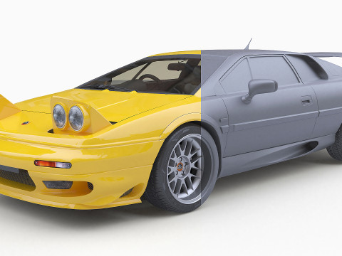 2002Loto Esprit V8 Modello 3D