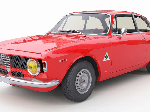 1965 Alfa Romeo Giulia Sprint GTA Stradale Max 2011 3D Model